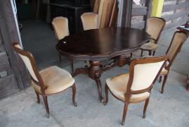 STÓŁ + 6 KRZESEŁ - zdjęcie 1