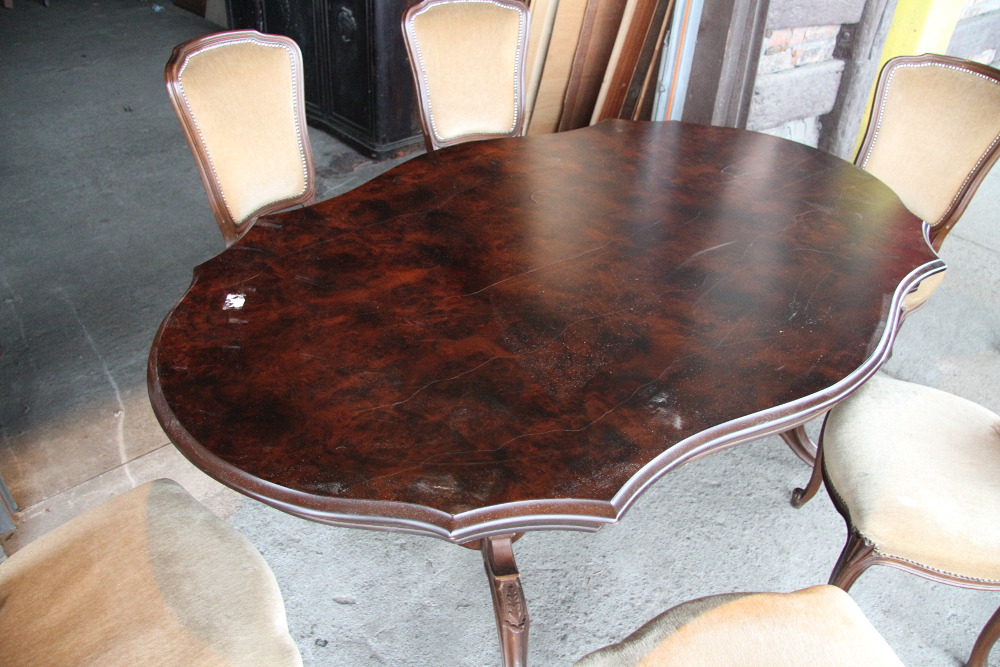 STÓŁ + 6 KRZESEŁ - 4