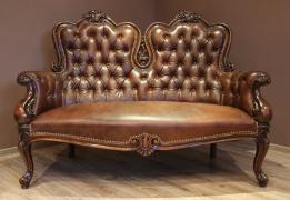 DWUOSOBOWA SKÓRZANA SOFA - zdjęcie 1