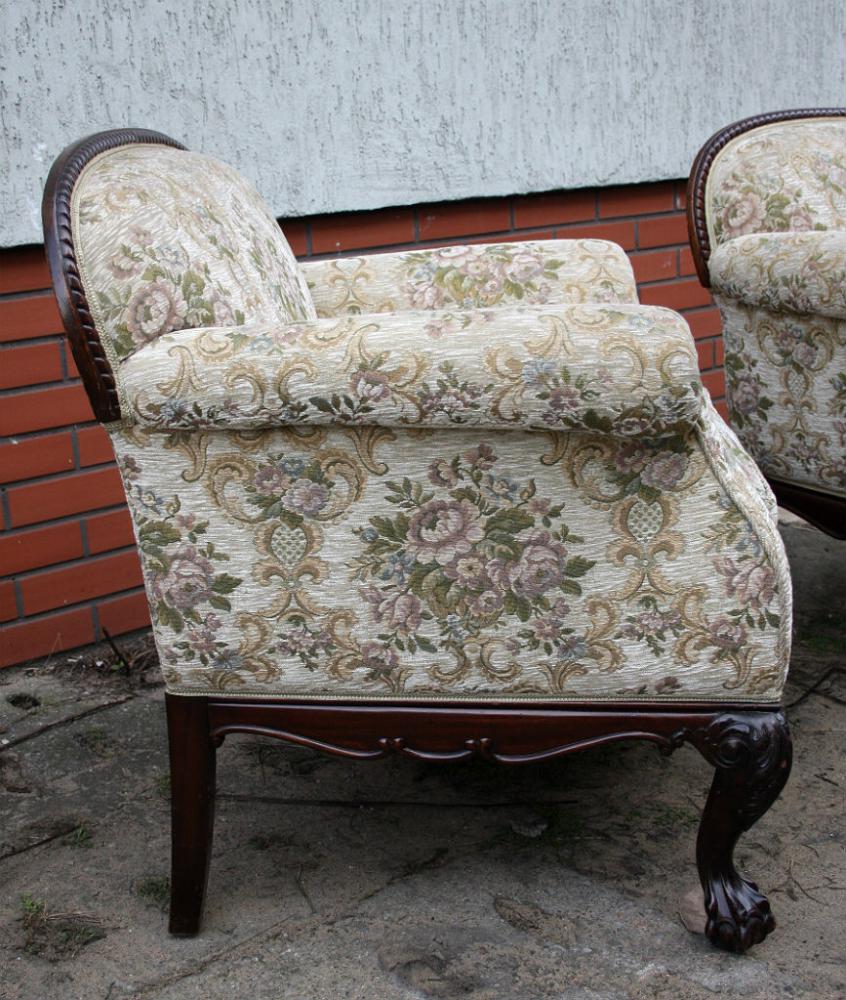 KOMPLET WYPOCZYNKOWY CHIPPENDALE - 12
