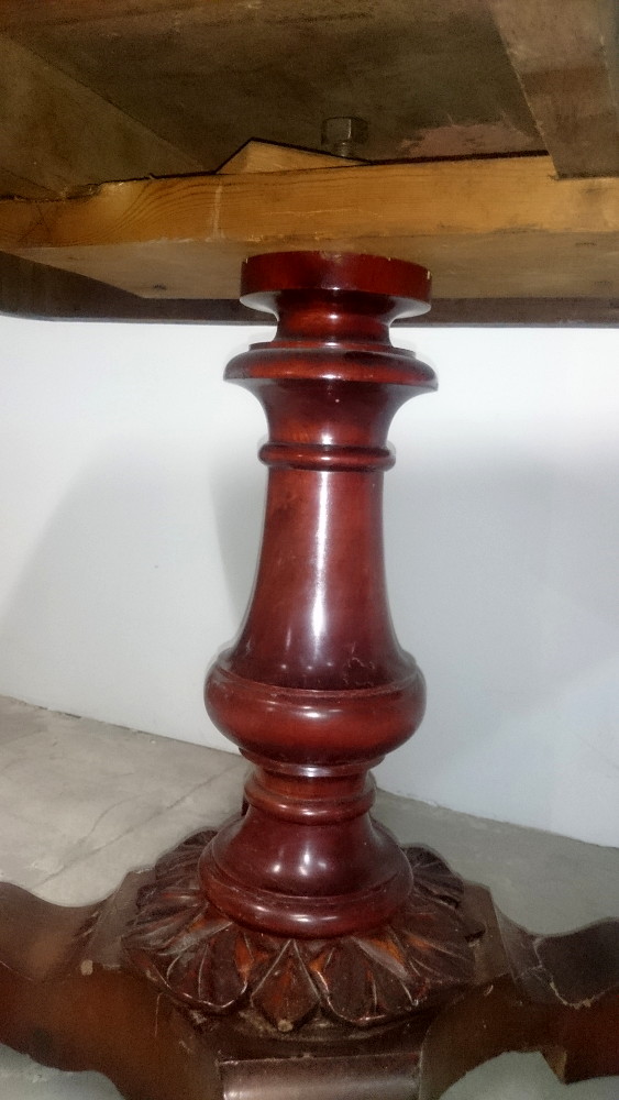 STÓŁ MAHONIOWY - 3