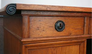 BIURKO DĘBOWE - zdjęcie 4 BIURKO DĘBOWE - zdjęcie 4