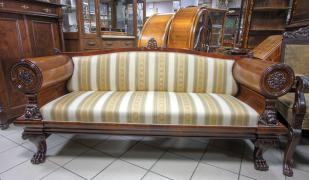 SOFA W STYLU EMPIRE / po renowacji / - zdjęcie 1