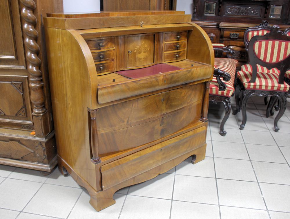 SEKRETARZYK MAHONIOWY W STYLU BIEDERMEIER - 2
