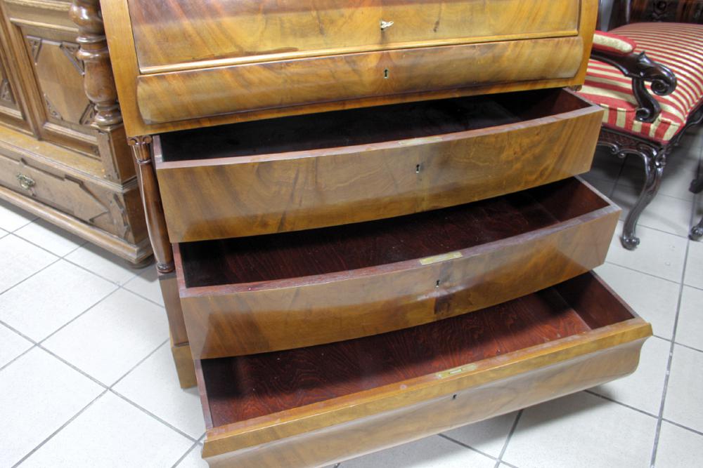 SEKRETARZYK MAHONIOWY W STYLU BIEDERMEIER - 7