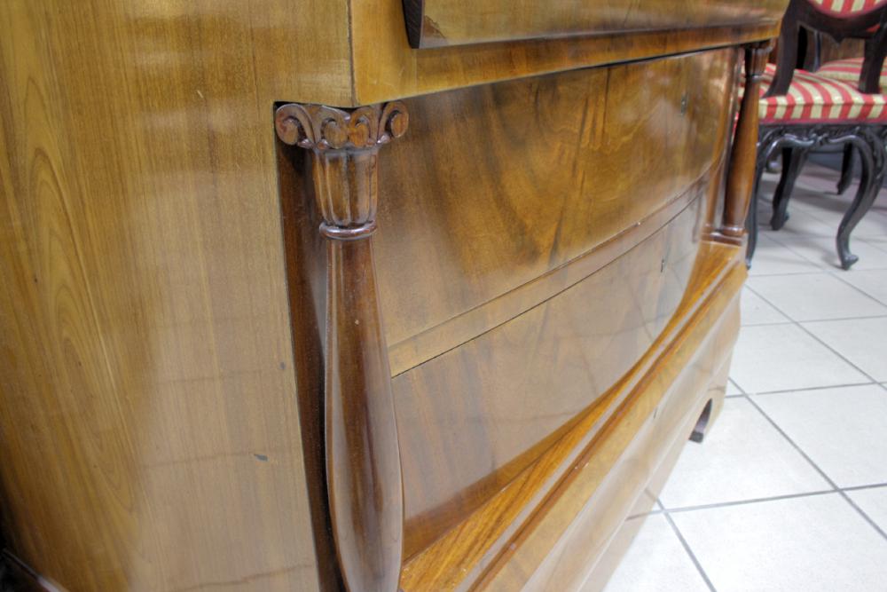 SEKRETARZYK MAHONIOWY W STYLU BIEDERMEIER - 8