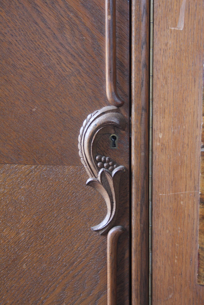Dębowy kredens - Art Deco, Niemcy, lata 1920/30 - 4