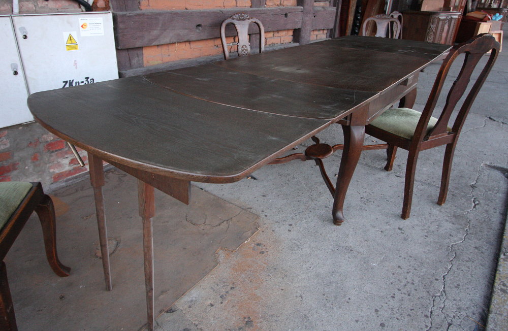 ROZKŁADANY STÓŁ + 5 KRZESEŁ - 6