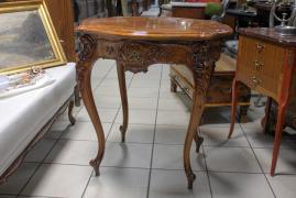 STOLIK Z SZUFLADĄ NEOROCOCO / po renowacji / - zdjęcie 2 STOLIK Z SZUFLADĄ NEOROCOCO / po renowacji / - zdjęcie 2