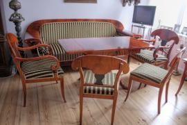 KOMPLET MEBLI W STYLU BIEDERMEIER - zdjęcie 1 KOMPLET MEBLI W STYLU BIEDERMEIER - zdjęcie 1