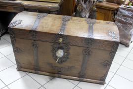 KUFER DĘBOWY XVIII wiek - zdjęcie 1