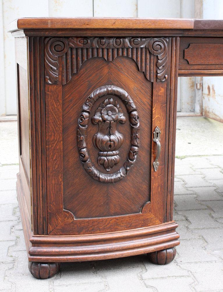 DĘBOWE BIURKO / po renowacji / - 1