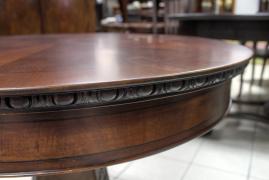 Intarsjowany stół Biedermeier / po renowacji / - zdjęcie 3