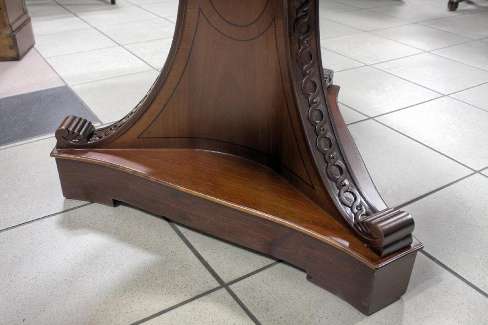 Intarsjowany stół Biedermeier / po renowacji / - 4
