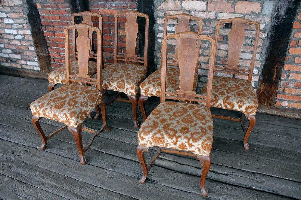 6 KRZESEŁ CHIPPENDALE - 2