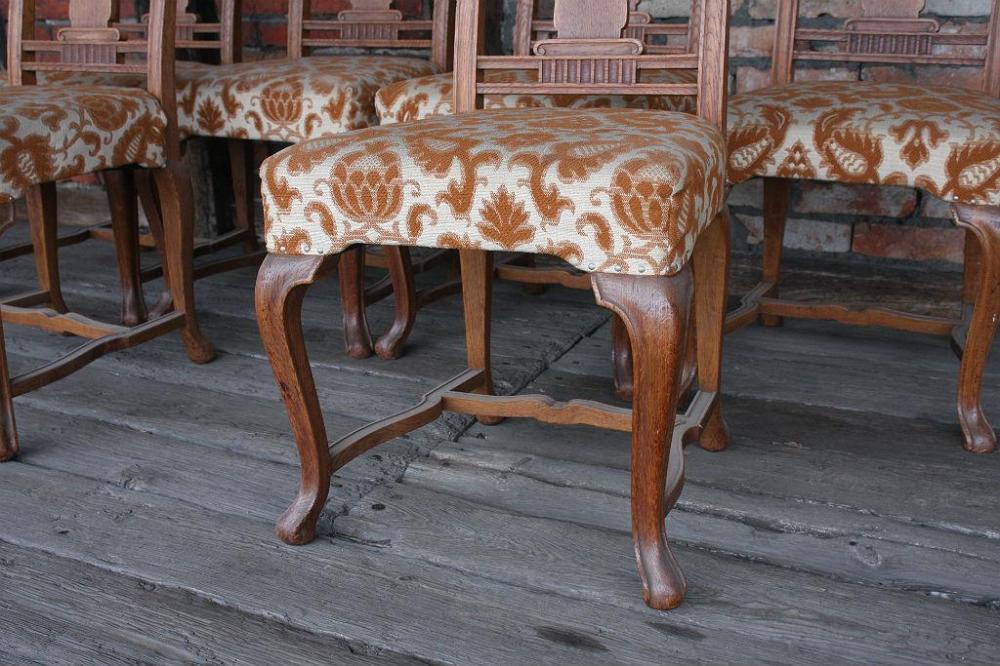 6 KRZESEŁ CHIPPENDALE - 4