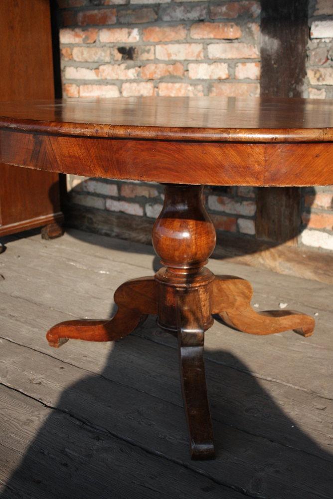 ORZECHOWY STÓŁ BIEDERMEIER - 4