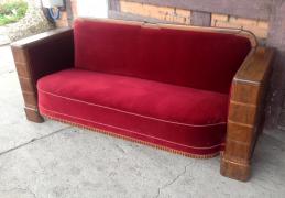 GABINETOWA SOFA / ORZECH / - zdjęcie 4