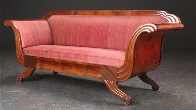 SOFA BIEDERMEIER - ORZECH