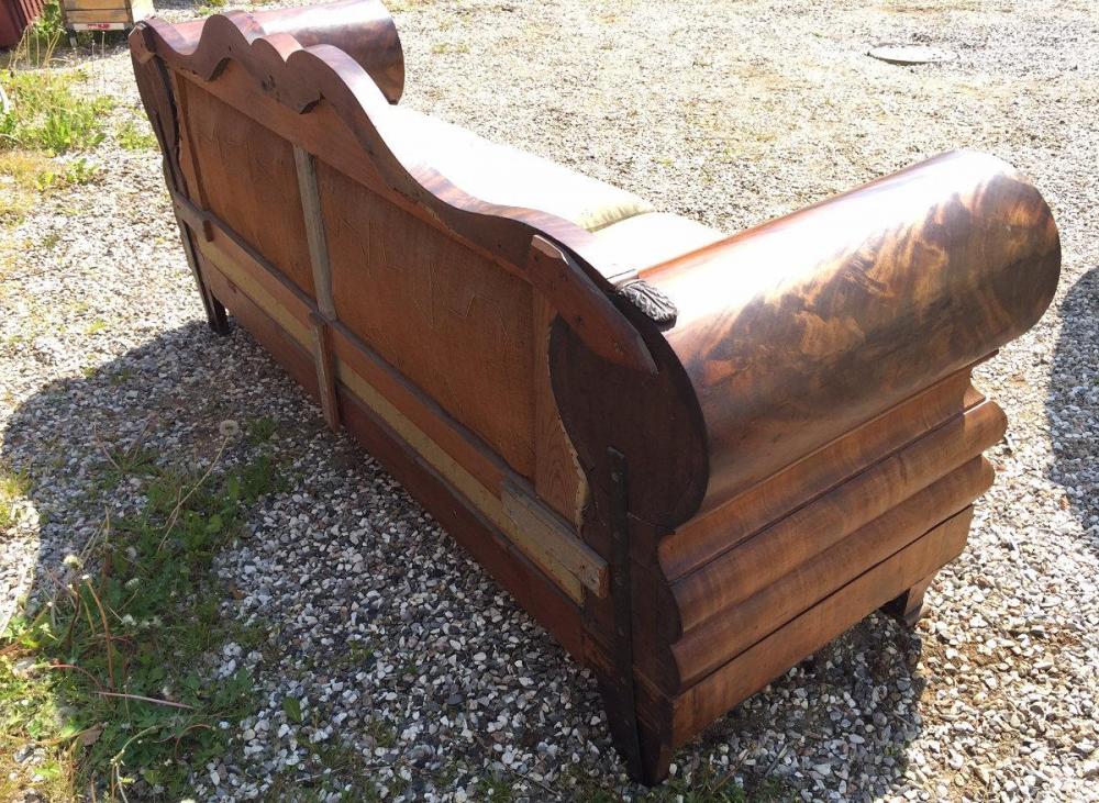 NIEZWYKŁA MAHONIOWA SOFA - 2