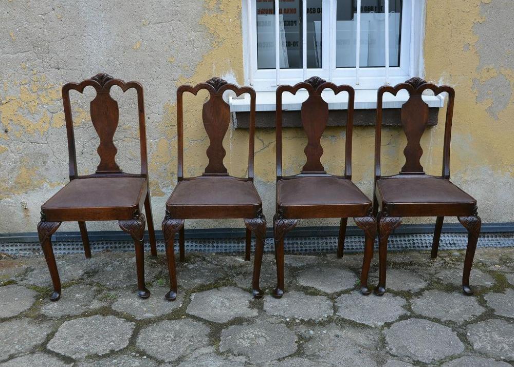 4 DĘBOWE KRZESŁA - 1