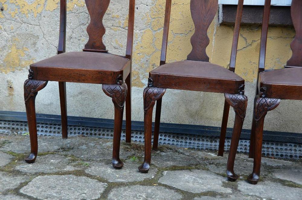 4 DĘBOWE KRZESŁA - 2