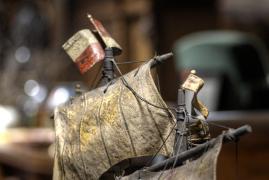 STARA MAKIETA ŻAGLOWCA  - zdjęcie 10