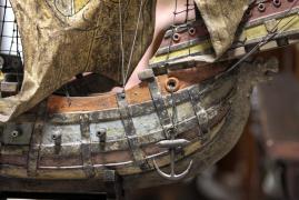 STARA MAKIETA ŻAGLOWCA  - zdjęcie 14