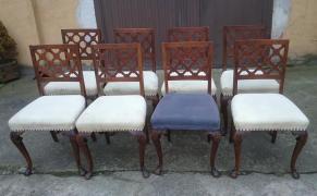 8 DĘBOWYCH KRZESEŁ - zdjęcie 1