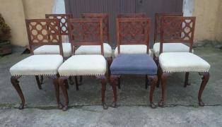 8 DĘBOWYCH KRZESEŁ - zdjęcie 7