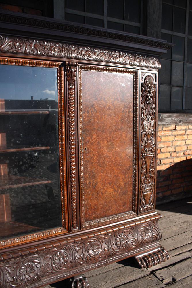 BIBLIOTEKA, BIURKO I FOTEL / LWIE ŁAPY / - 2