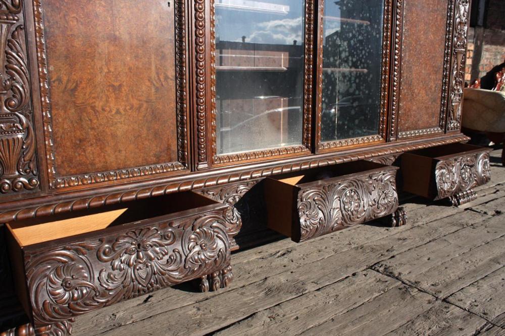 BIBLIOTEKA, BIURKO I FOTEL / LWIE ŁAPY / - 6