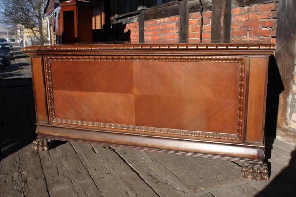 BIBLIOTEKA, BIURKO I FOTEL / LWIE ŁAPY / - 11