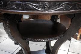 STOLIK Z KAMIENNYM BLATEM / po renowacji / - zdjęcie 3