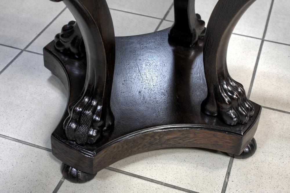 STOLIK Z KAMIENNYM BLATEM / po renowacji / - 3