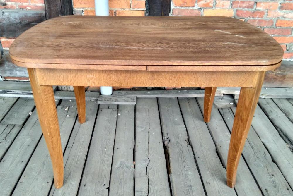 DĘBOWY ROZKŁADANY STÓŁ - 1