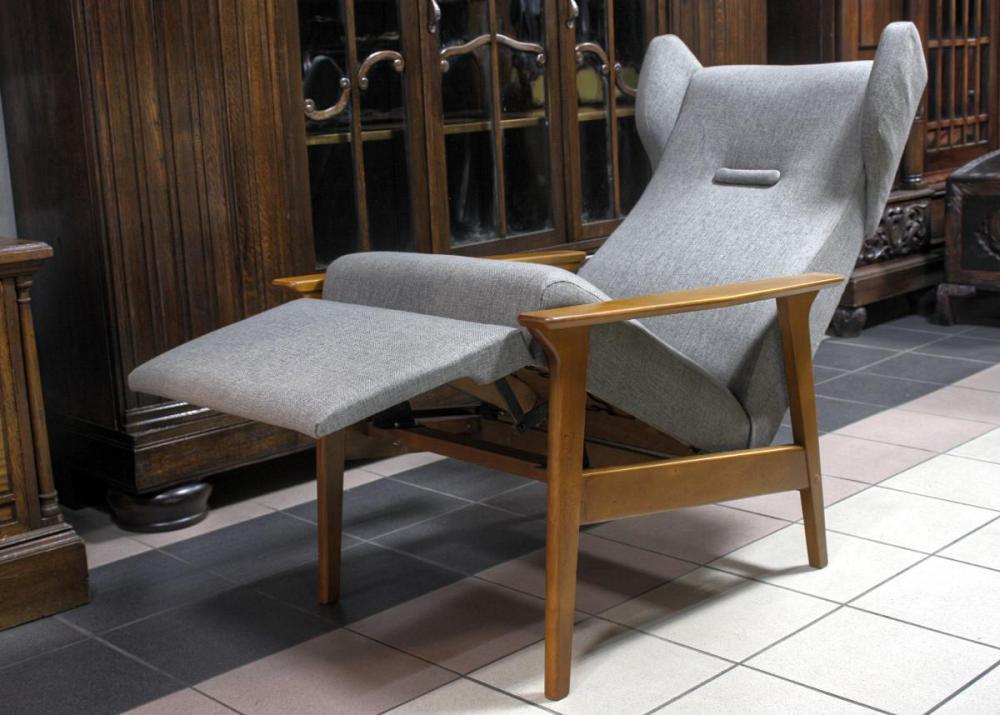REGULOWANY FOTEL USZAK - MODERNIZM / po renowacji / - 4