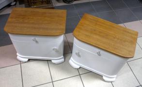 SZAFKI NOCNE ART DECO / po renowacji / - zdjęcie 2 SZAFKI NOCNE ART DECO / po renowacji / - zdjęcie 2