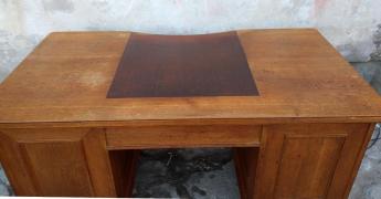 ZGRABNE DĘBOWE BIURKO  - zdjęcie 6