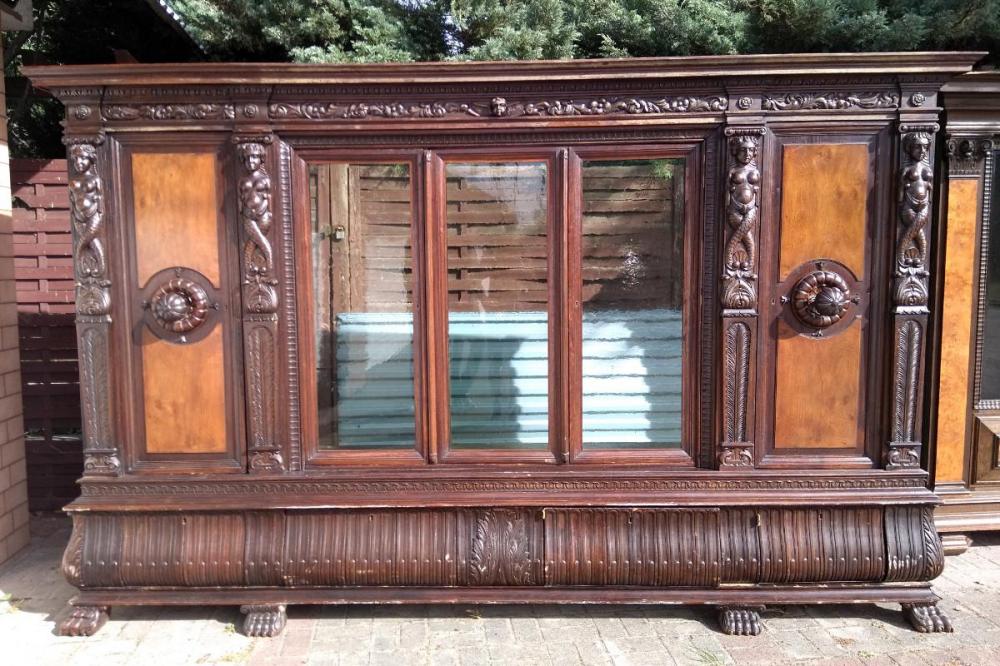 OLBRZMIA GABINETOWA BIBLIOTEKA 320 CM / z renowacją /