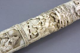 MIECZ WAKIZASHI - KOŚĆ SŁONIOWA, Meiji - zdjęcie 2