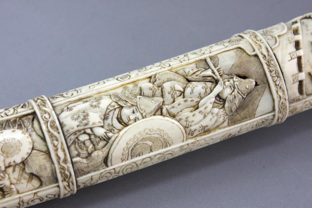 MIECZ WAKIZASHI - KOŚĆ SŁONIOWA, Meiji - 2