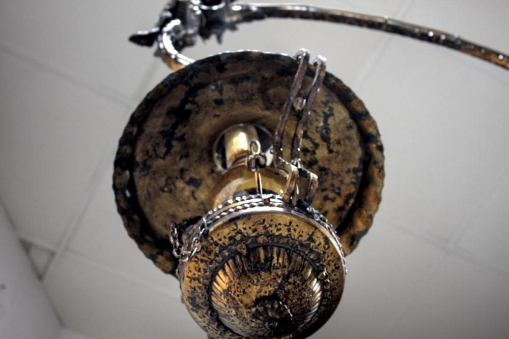 OLBRZYMIA LAMPA - METALOPLASTYKA - 8