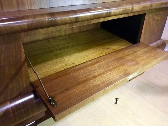 ORZECHOWA SERWANTKA ART DECO - PO RENOWACJI - 5