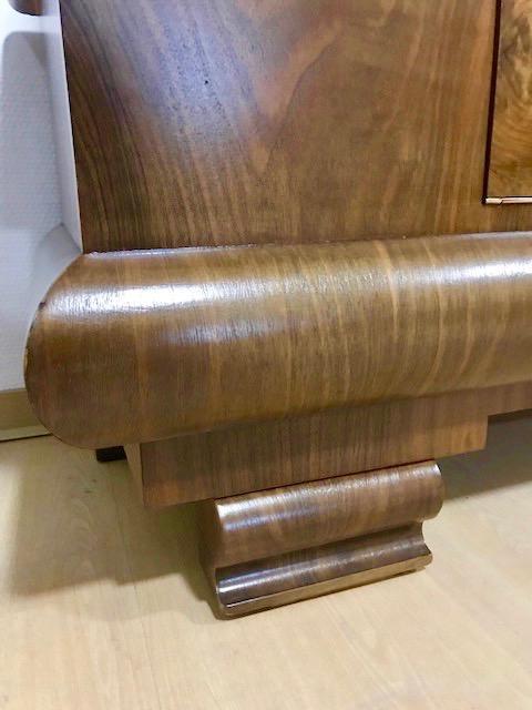 ORZECHOWA SERWANTKA ART DECO - PO RENOWACJI - 6