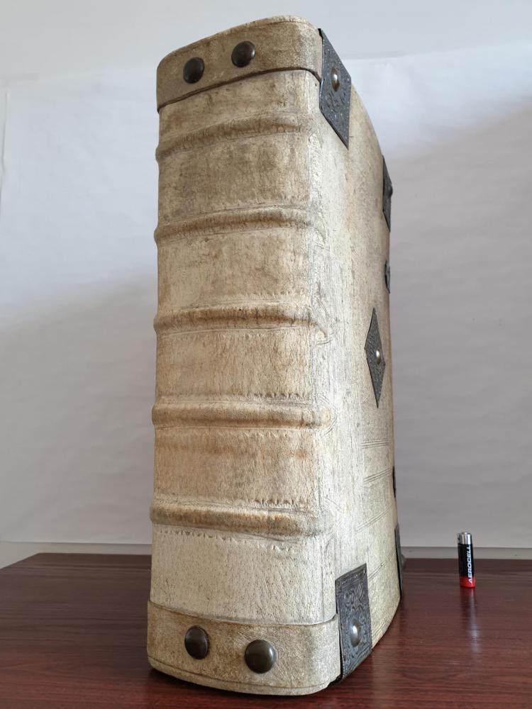 MONUMENTALNA BIBLIA ILUSTROWANA 1755-1756 r. – STARODRUK WAGI 10 kg