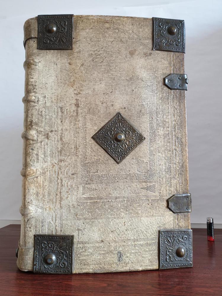 MONUMENTALNA BIBLIA ILUSTROWANA 1755-1756 r. – STARODRUK WAGI 10 kg - 1