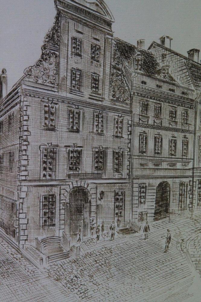 GRAFIKA / RYSUNEK SZCZECIN - RYSZARD PODPORSKI - 1