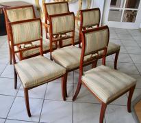 KOMPLET 6 KRZESEŁ EMPIR / BIEDERMEIER  - zdjęcie 5
