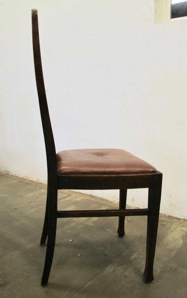 KOMPLET 3 KRZESEŁ DĘBOWYCH - PRZEŁ XIX I XX W. - 5